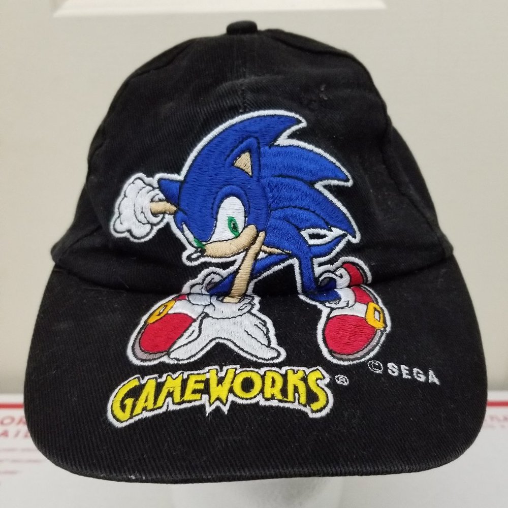 Vintage Sega Sonic the Hedgehog Gameworks Hat Cap